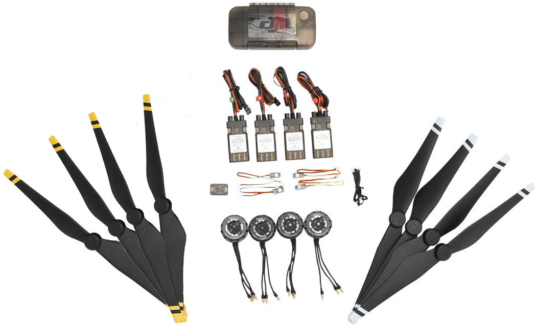 DJI E800 на 4 ротора (моторы, регуляторы, винты) DJI E800 на 4 ротора (моторы